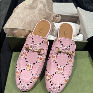 Gucci - GG Kawaii Animal Princetown Slipper -
NWT 38 1/2